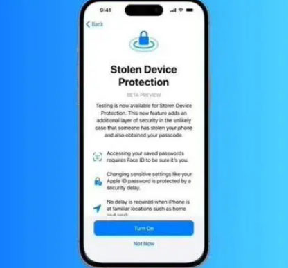 博爱苹果授权维修店分享被盗设备保护功能开启方法 