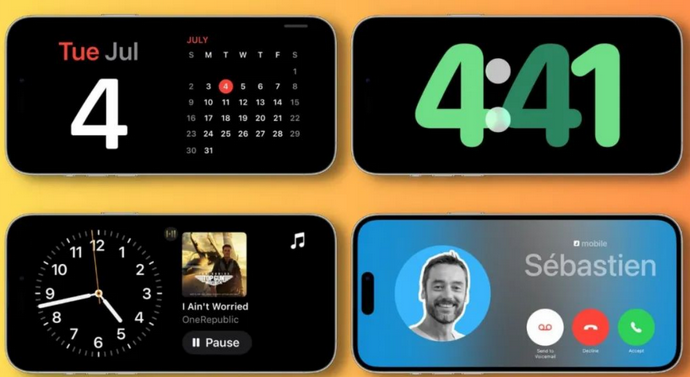 博爱苹果手机维修分享iOS17横屏充电待机显示有什么好处 